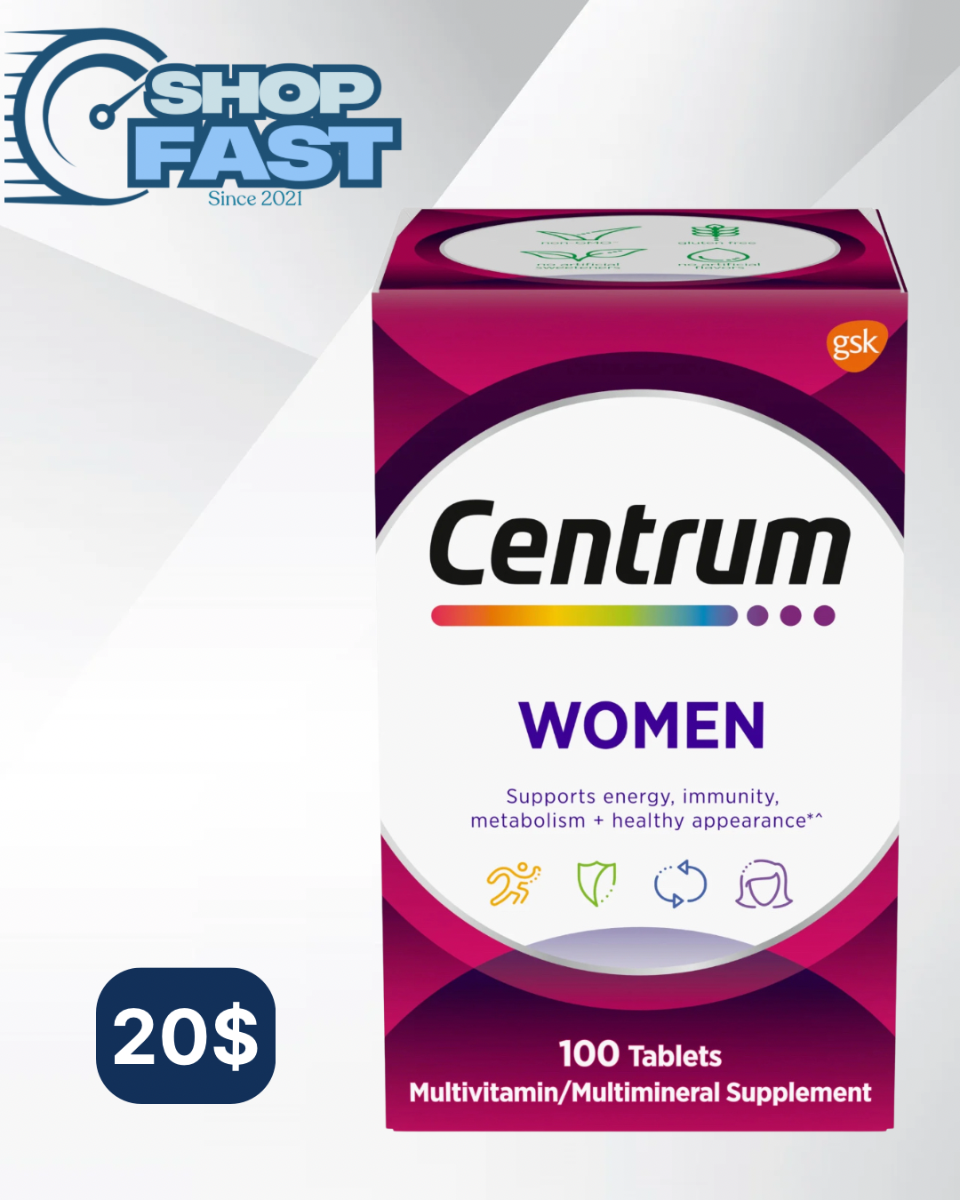 Centrum mujer todas las edades 100 tabletas