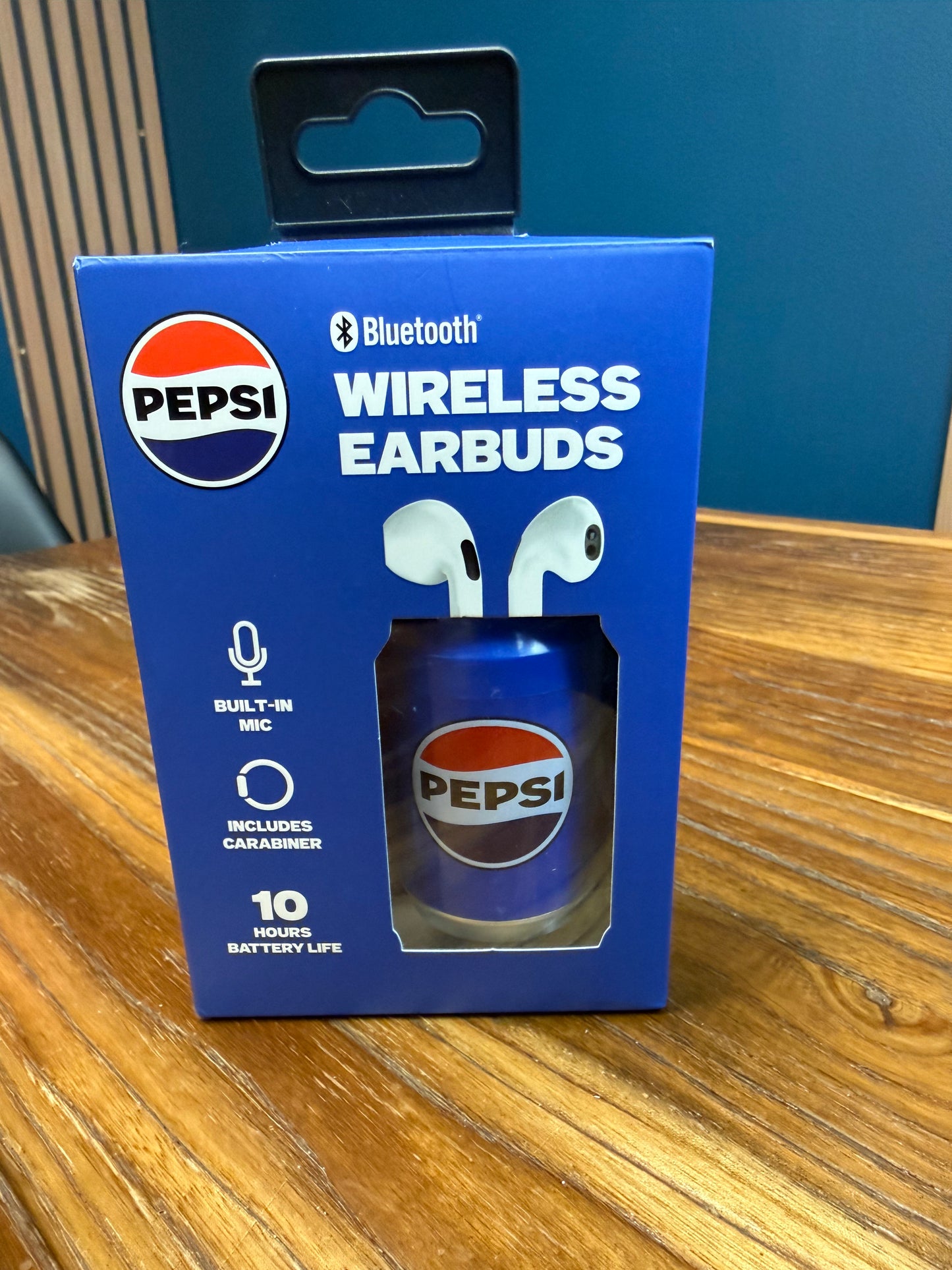 Pepsi Wireless Earbuds – Bluetooth Earphones with Can-Style Charging Case
