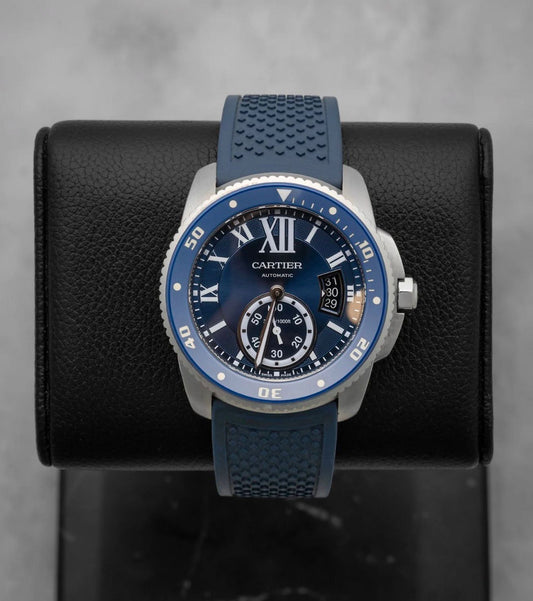 Cartier Calibre de Cartier Diver – Blue Dial (Rubber Strap)