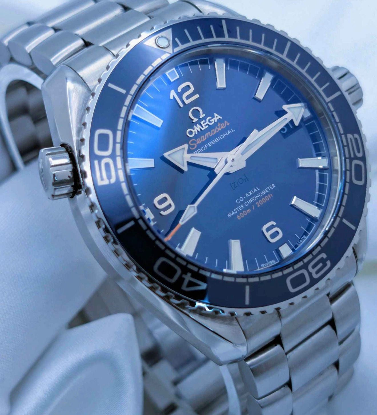 Omega Seamaster Planet Ocean – Blue Dial (Steel Bracelet)