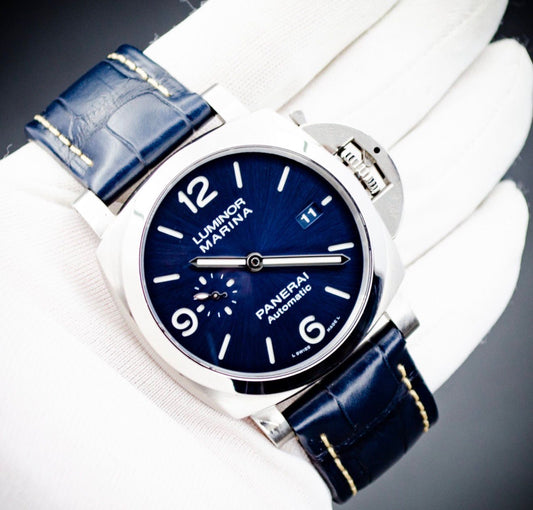 Panerai Luminor Marina PAM01313 – Blue Dial (Full Set)