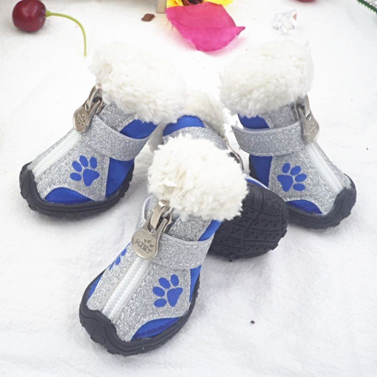 Dog Winter Snow Boots Keep Warm And Non-slip