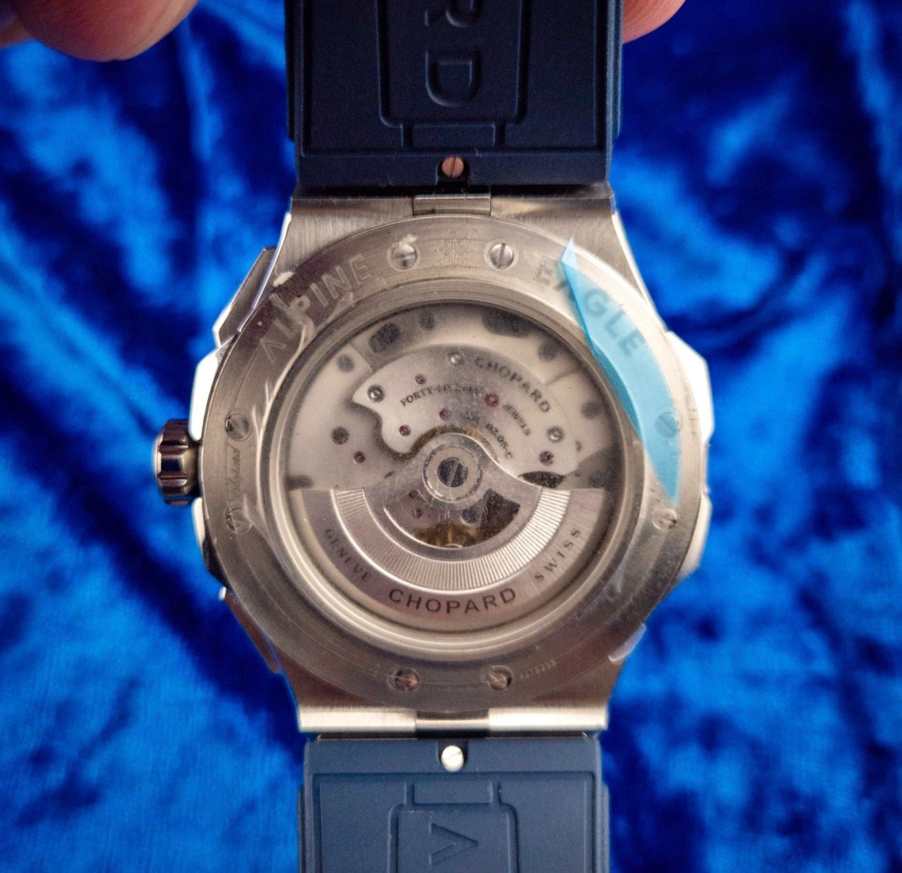 Chopard Alpine Eagle Chronograph – Blue Dial (Rubber Strap)