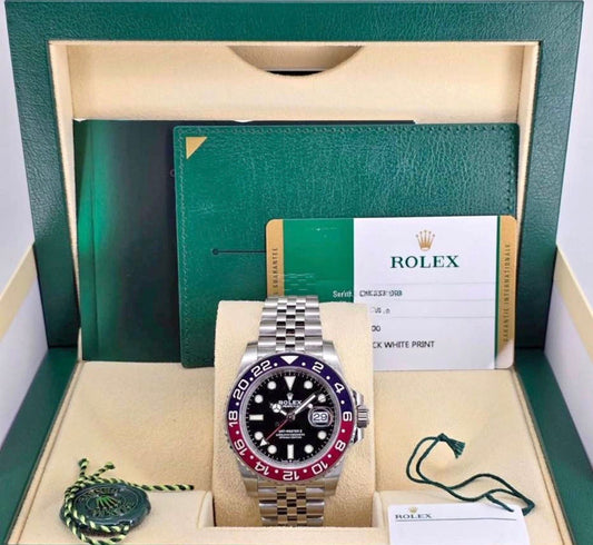 Rolex GMT‑Master II “Pepsi” – Stainless Steel (Jubilee Bracelet)
