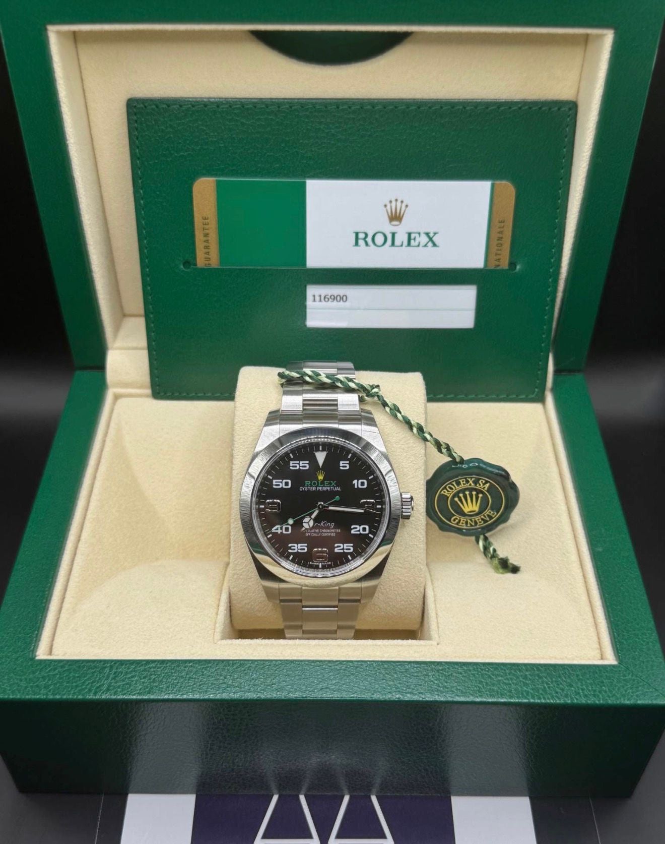 Rolex Air‑King – Stainless Steel (Full Set)