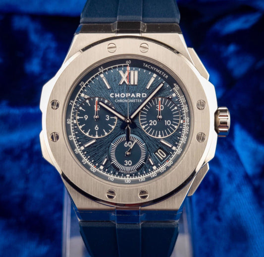 Chopard Alpine Eagle Chronograph – Blue Dial (Rubber Strap)