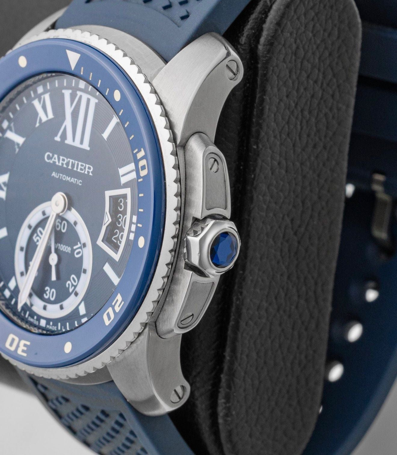 Cartier Calibre de Cartier Diver – Blue Dial (Rubber Strap)