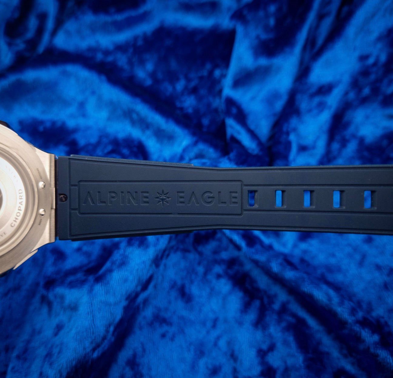 Chopard Alpine Eagle Chronograph – Blue Dial (Rubber Strap)