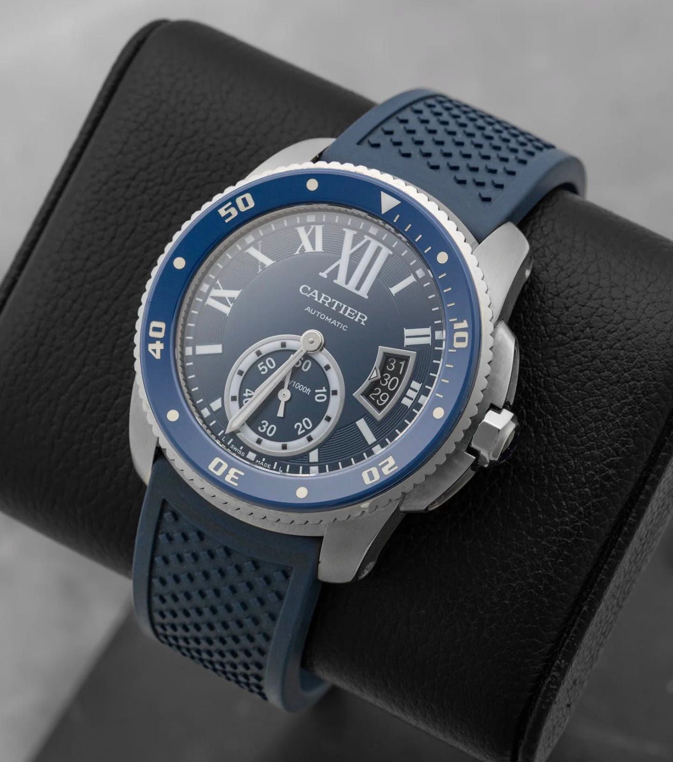Cartier Calibre de Cartier Diver – Blue Dial (Rubber Strap)