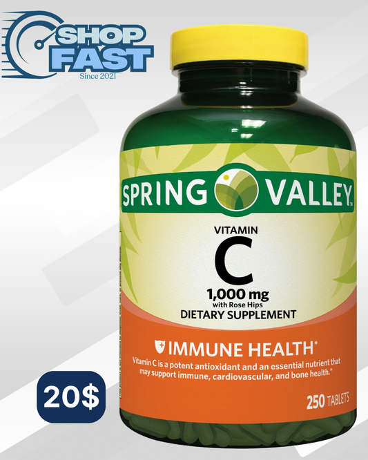 Vitamina C 1000 mg Spring Valley 250 tabletas