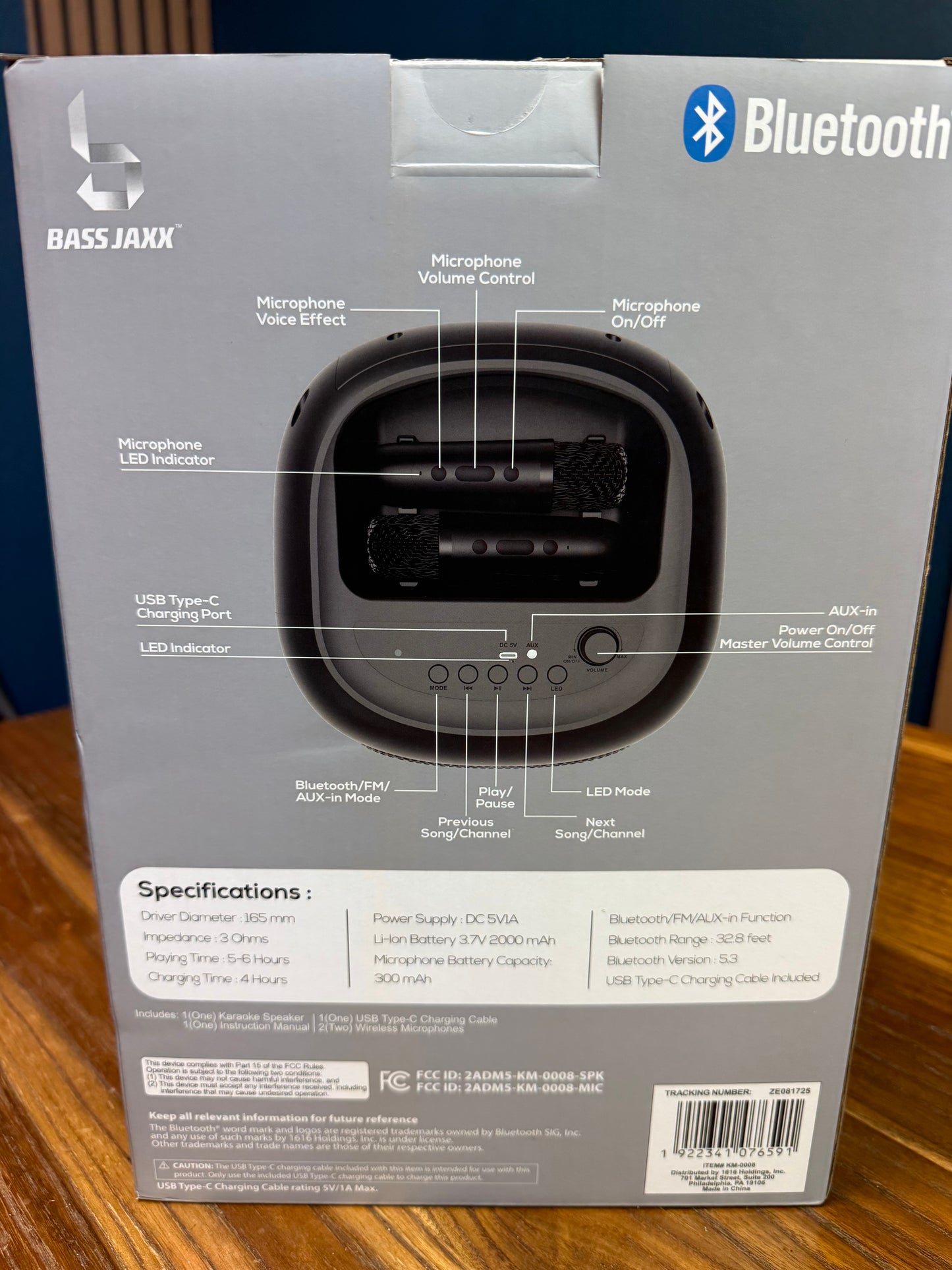 🔊 Karaoke Speaker – Wireless Microphone Party System