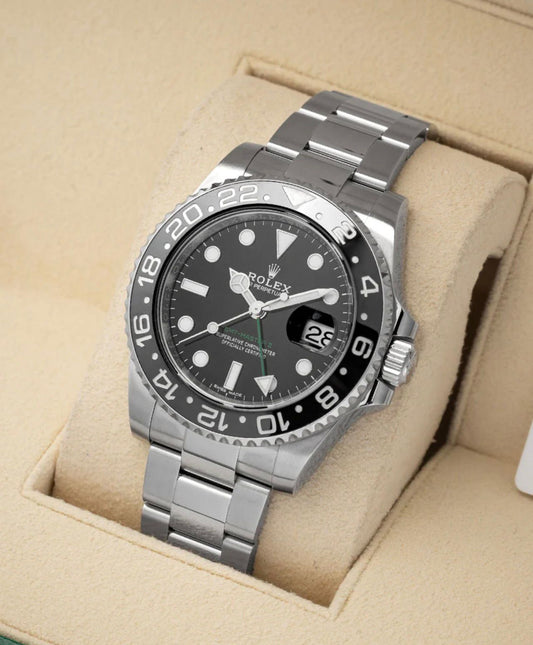 Rolex GMT-Master II – Black Dial (Stainless Steel)
