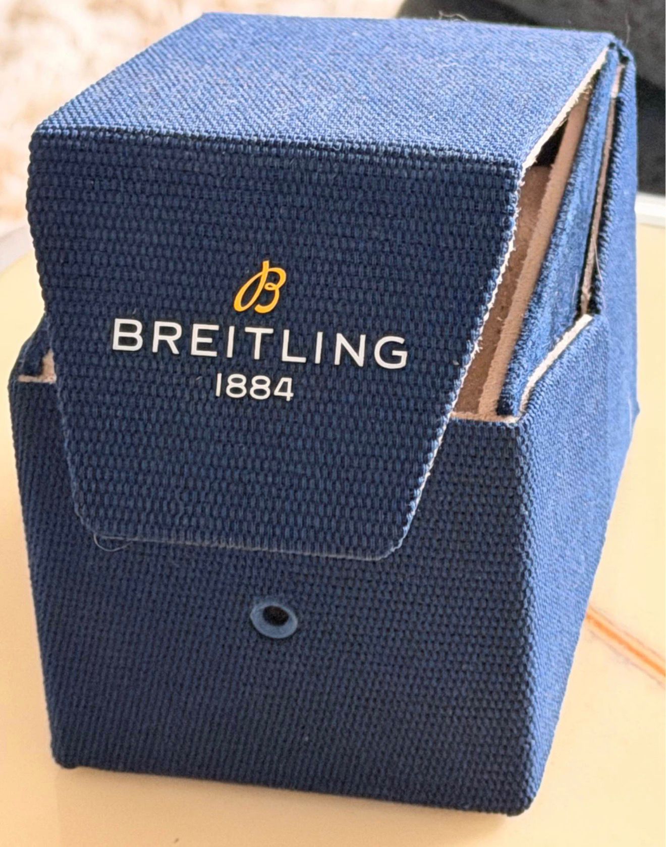 Breitling Chronograph – Diamond Bezel (Blue Dial)