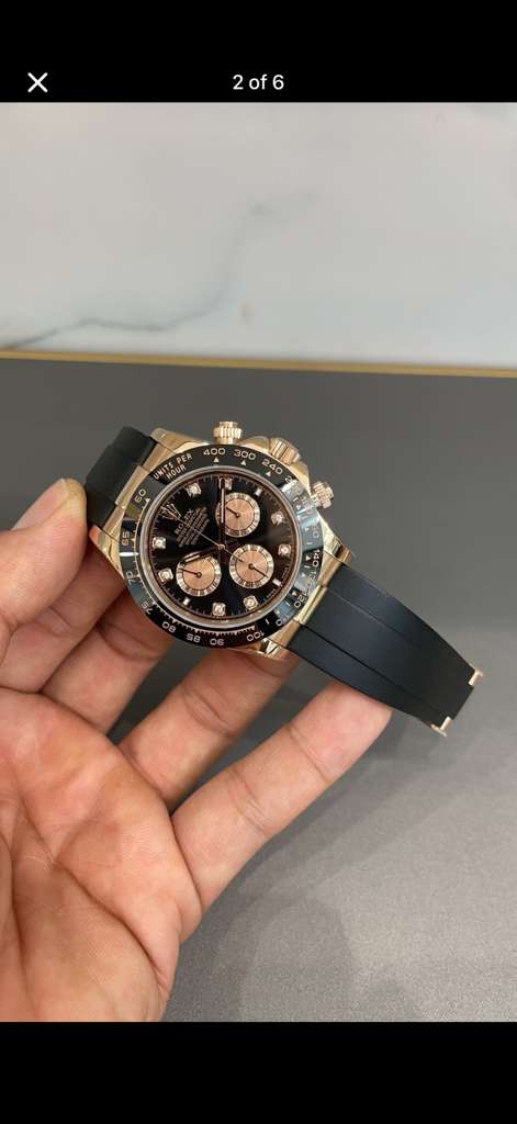 Rolex Daytona Everose Gold – Oysterflex (Diamond Dial) 4131