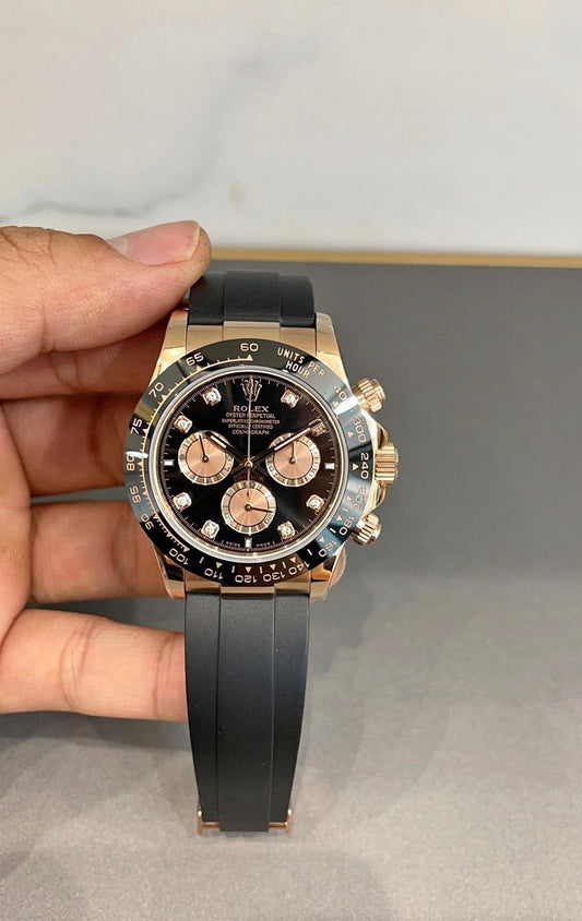 Rolex Daytona Everose Gold – Oysterflex (Diamond Dial) 4131